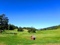 group of golfers on the golf course in Bariloch, Aentina. Landscapes, nature and extreme