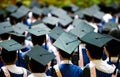 Group of graduates Royalty Free Stock Photo