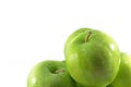 Group of green apples