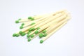 group of green head matches Royalty Free Stock Photo