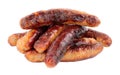 Grilled Pork Chipolata Sausages Royalty Free Stock Photo