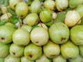 Group of guavas in the market