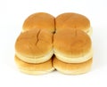 Group of hamburger buns Royalty Free Stock Photo