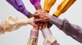 Group of Hands in Unity.AI generated image Royalty Free Stock Photo