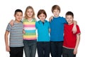 Group of happy children Royalty Free Stock Photo