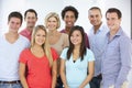 Group Of Happy And Positive Business People In Casual Dress