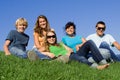 Group of happy smiling youth