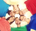 Group of smiling students staying together. School , education, college, university: concept. Royalty Free Stock Photo