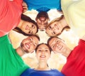 Group of smiling students staying together. School , education, college, university: concept. Royalty Free Stock Photo
