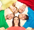 Group of smiling students staying together. School , education, college, university: concept. Royalty Free Stock Photo