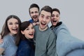 Group of happy young teenager Royalty Free Stock Photo