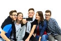 Group of happy young teenager Royalty Free Stock Photo