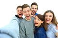 Group of happy young teenager Royalty Free Stock Photo