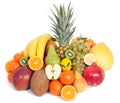 Group of healthy fruits Royalty Free Stock Photo