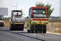 Group of heavy vibration roller compactors