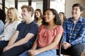 Group Of High School Students Listening To Presentation