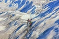 Group of hiker people making amazing trekking at ice surface of Perito Moreno Glacier, Patagonia Argentina, Royalty Free Stock Photo