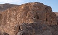 Hard and dangerous hiking trail. Extreme climbing and adrenaline. Royalty Free Stock Photo