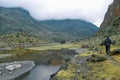 Exploring Bujuku Valley, Rwenzori Mountains