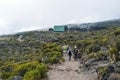 Hikers at Horombo Hut, Mount Kilimanjaro, Tanzania