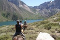 Group of Horseback Riders Royalty Free Stock Photo