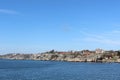 Group of houses in the archipelago of Gothenburg, Sweden, Scandinavia Royalty Free Stock Photo