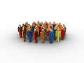 Group of human figures or stylized people