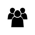 Group icon. Business team symbol Royalty Free Stock Photo