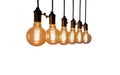 Group of Incandescent bulbs Royalty Free Stock Photo