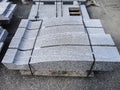 Group of industrial granite complements ready for selling