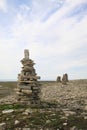 Group of Inukshuks near the community of Igloolik, Nunavut