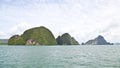 Group of islands in Andaman sea Royalty Free Stock Photo