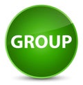 Group elegant green round button