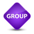 Group elegant purple diamond button