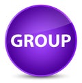 Group elegant purple round button