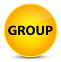 Group elegant yellow round button