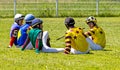 A group of jockeys Royalty Free Stock Photo