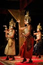 Group of Khmer Classical Dancers in Cambodia