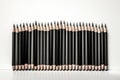 Black business row lead special education difference object group pencil concept unique Royalty Free Stock Photo