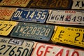 Group of license plates Royalty Free Stock Photo