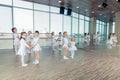 Group of little ballet dancers Royalty Free Stock Photo