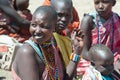 Maasai tribe women with baby and child, Tanzania