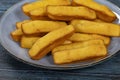 Group of madeleines in a dish Royalty Free Stock Photo