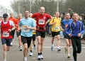 Group of marathon runners CPC2009 Royalty Free Stock Photo
