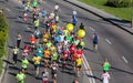 A group of marathon runners