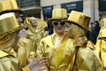 Group of masks at Viareggio Carnival