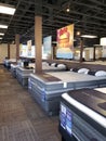 Group mattress on bed for sale at Sleep Experts store