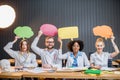 Group of medical students in the classroom Royalty Free Stock Photo