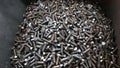 Group of metal screws Royalty Free Stock Photo