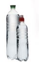 Group of mineral soda water bottles Royalty Free Stock Photo